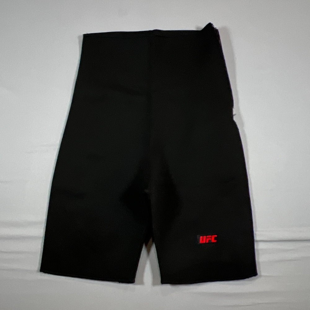 Ufc All In One Body Slimmer Mens Small Black High Waisted Soft Neoprene Side Zip